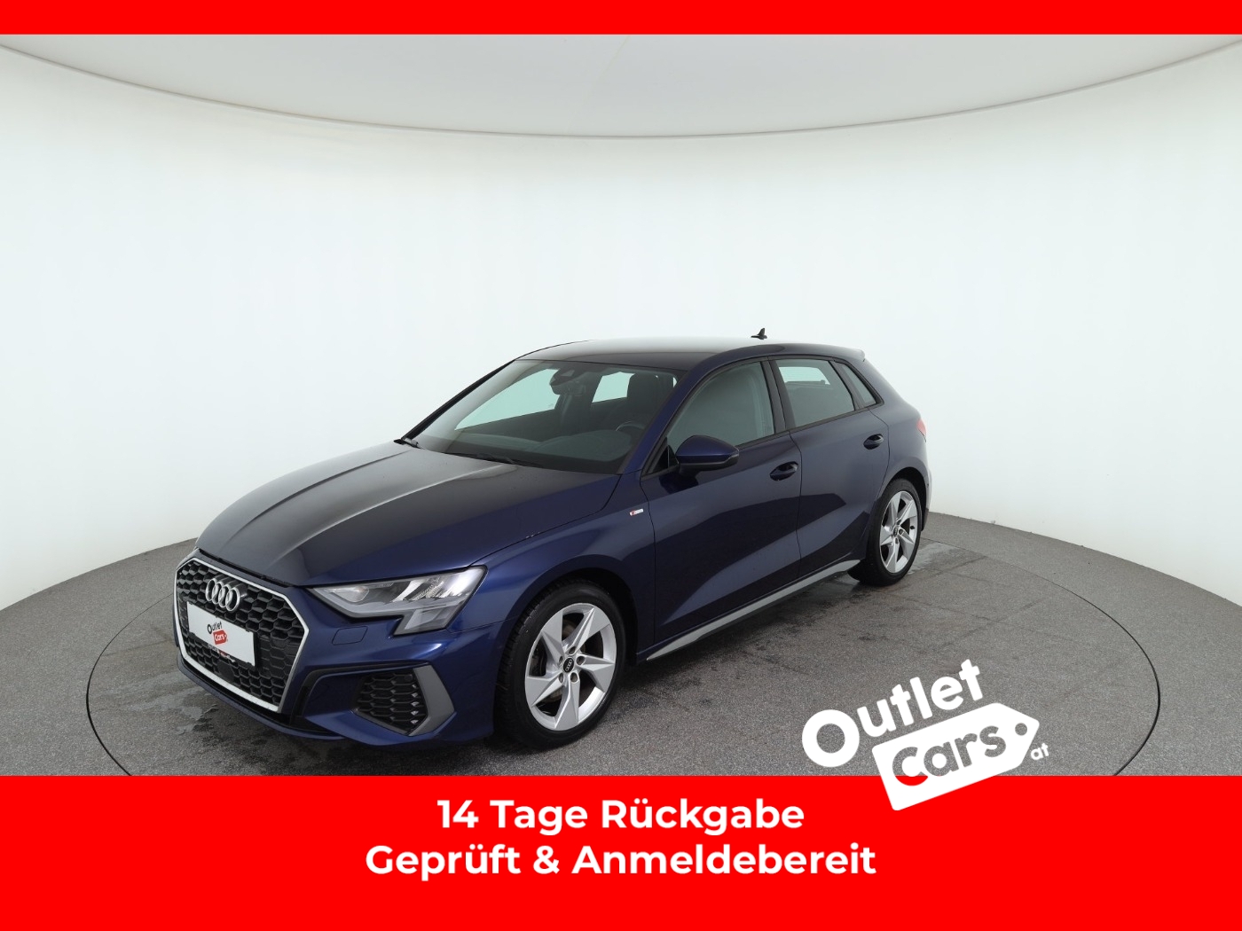 Bild eines Audi A3 Sportback 35 TDI S line exterieur