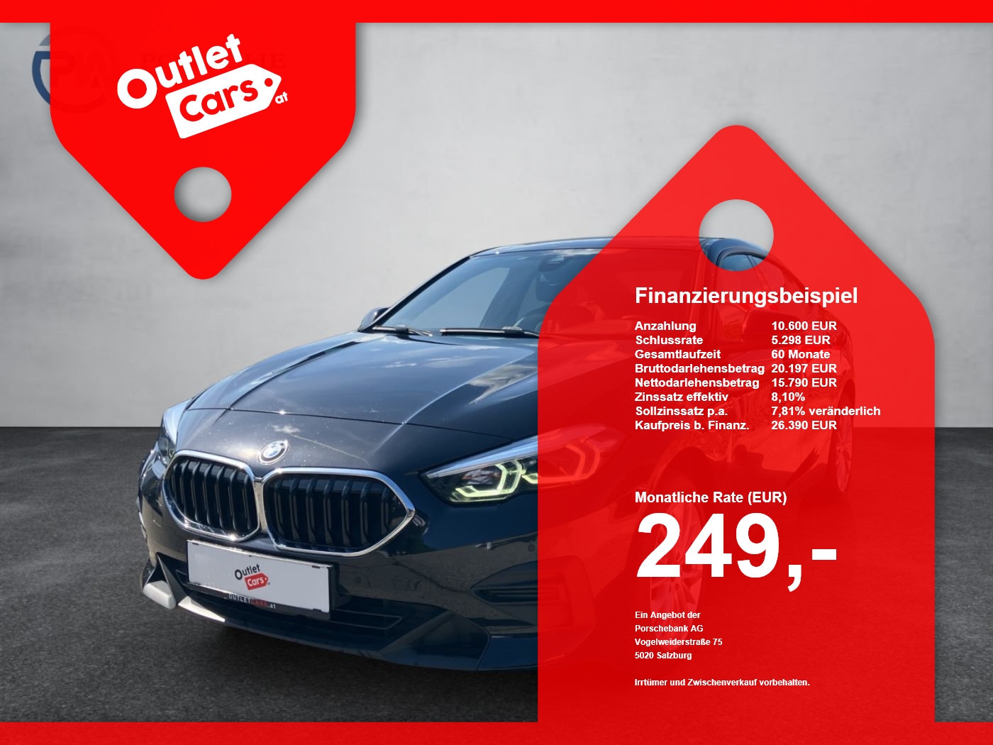 Bild eines BMW 218d Gran Coupe Advantage