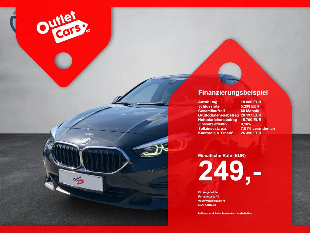 Bild eines BMW 218d Gran Coupe Advantage