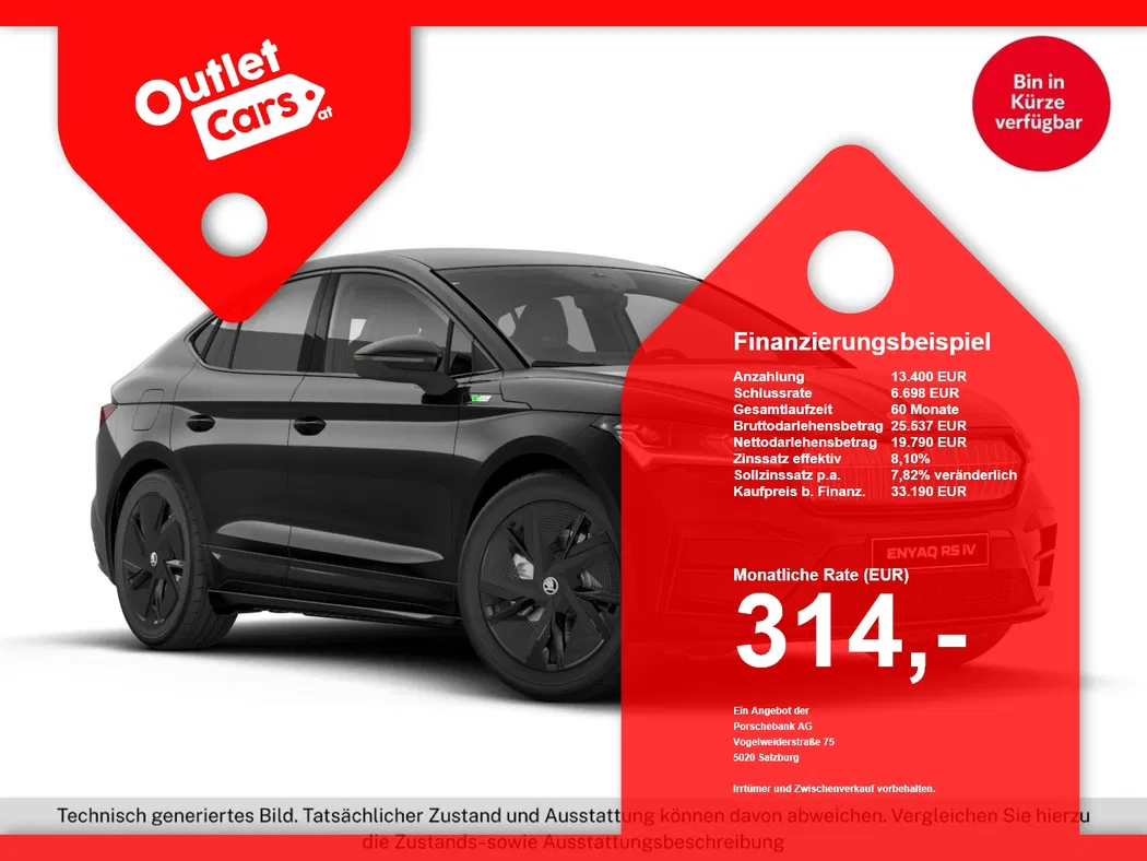 Bild eines Skoda Enyaq iV Coupé RS Lounge