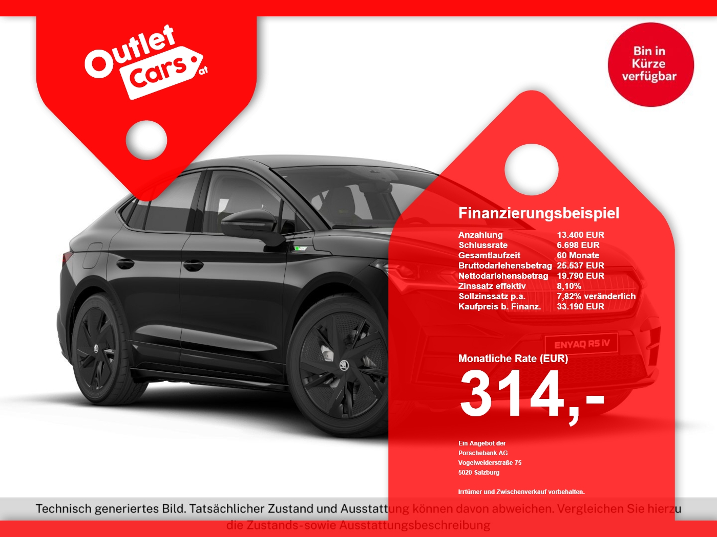 Bild eines Skoda Enyaq iV Coupé RS Lounge