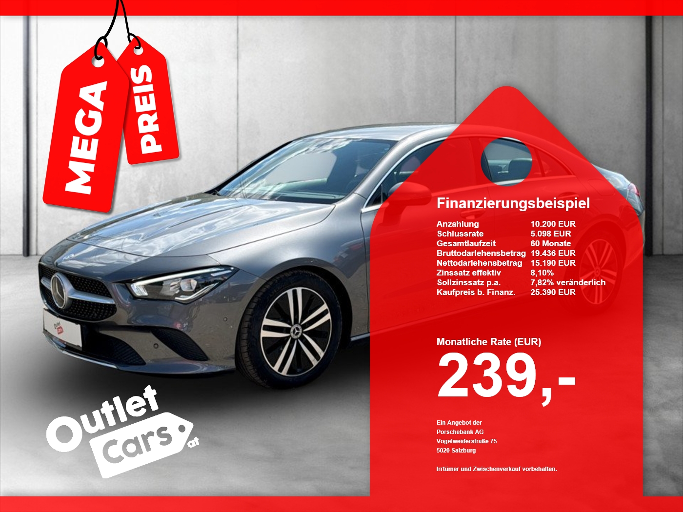 Bild eines Mercedes-Benz CLA 200 d Progressive