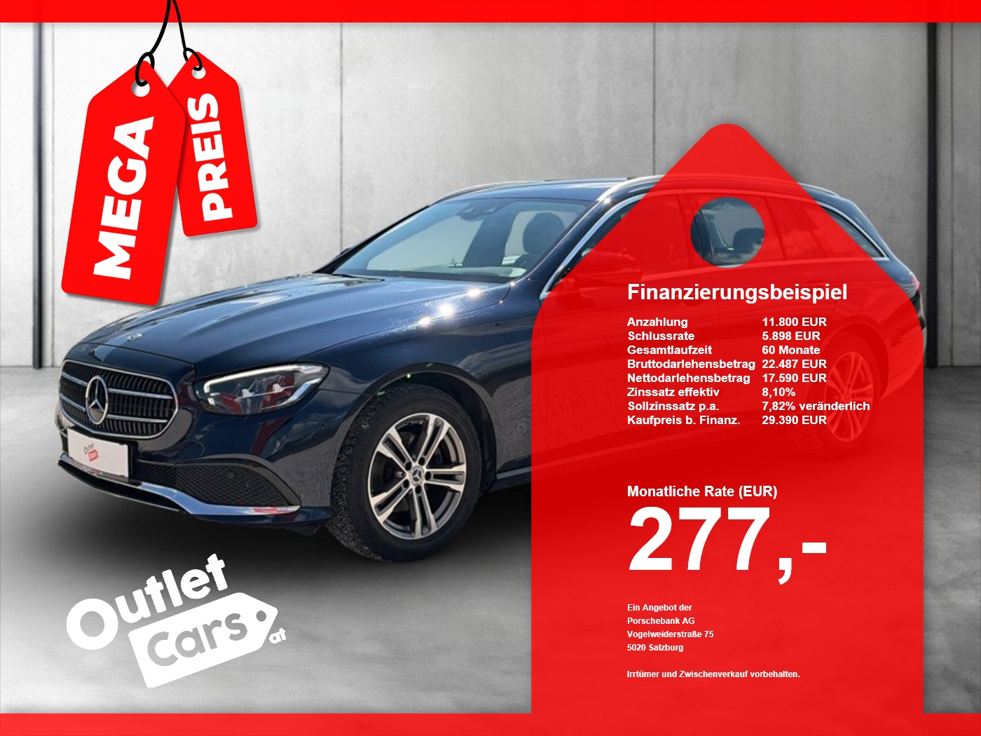 Bild eines Mercedes-Benz E 220 d T Aut.