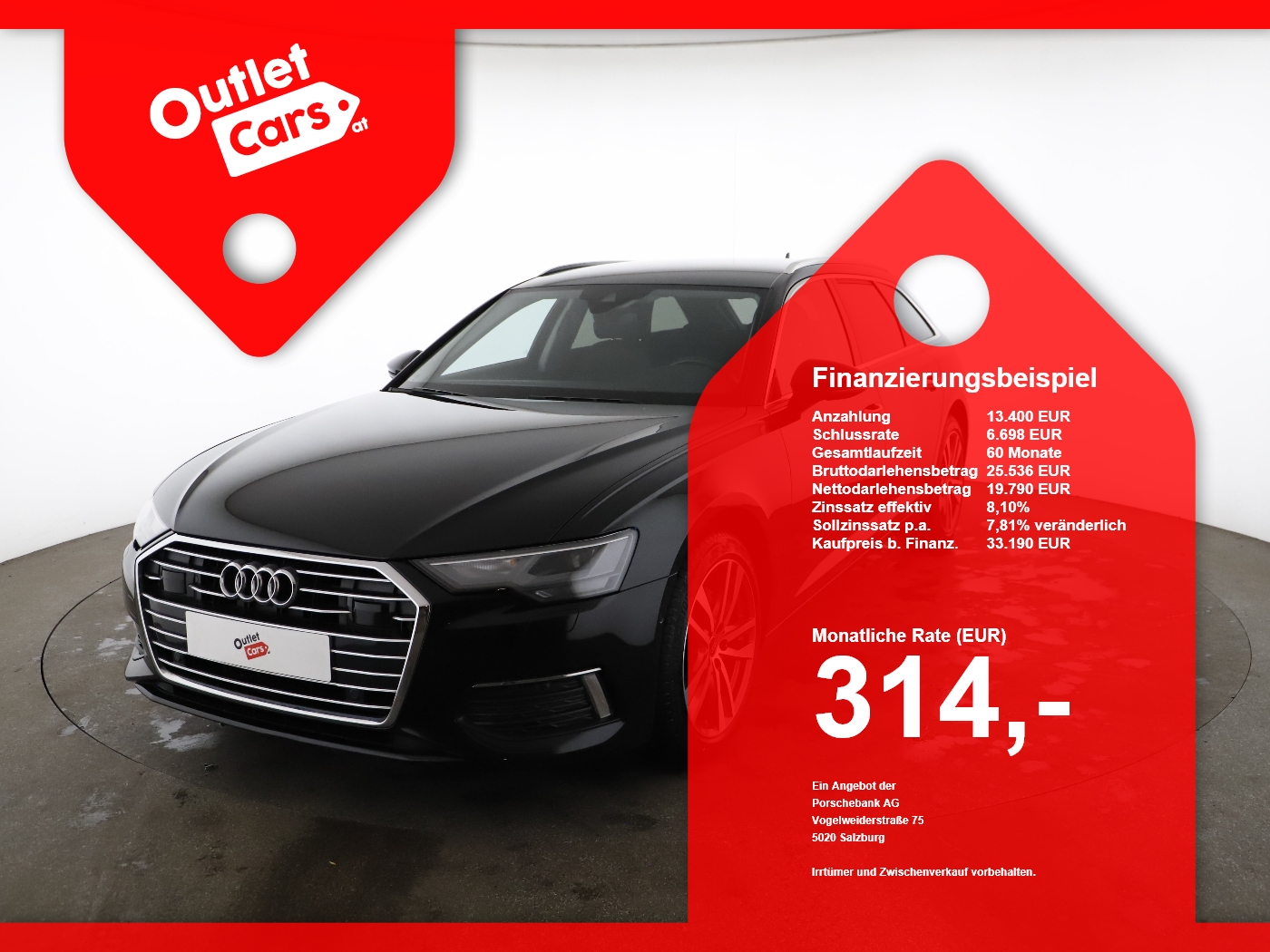 Bild eines Audi A6 Avant 35 2.0 TDI design