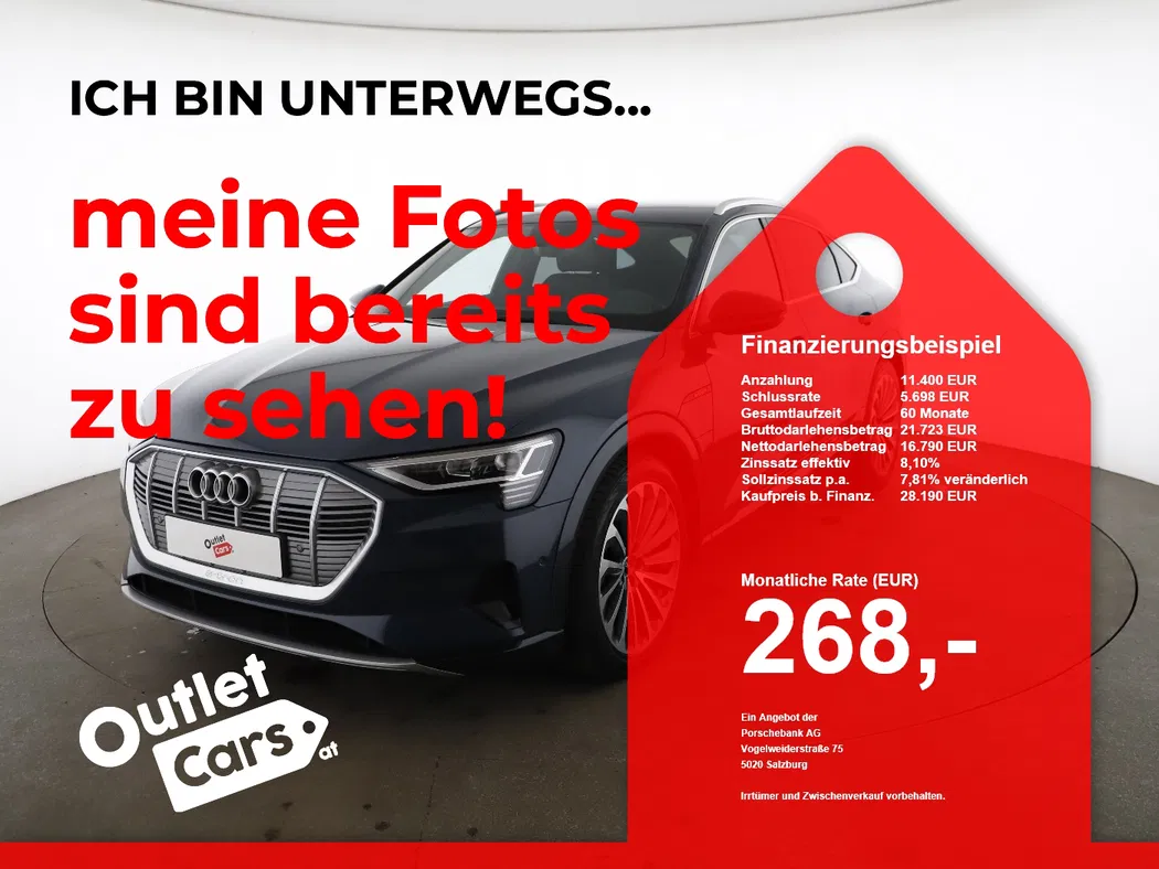 Bild eines Audi e-tron Sportback 55 quattro advanced