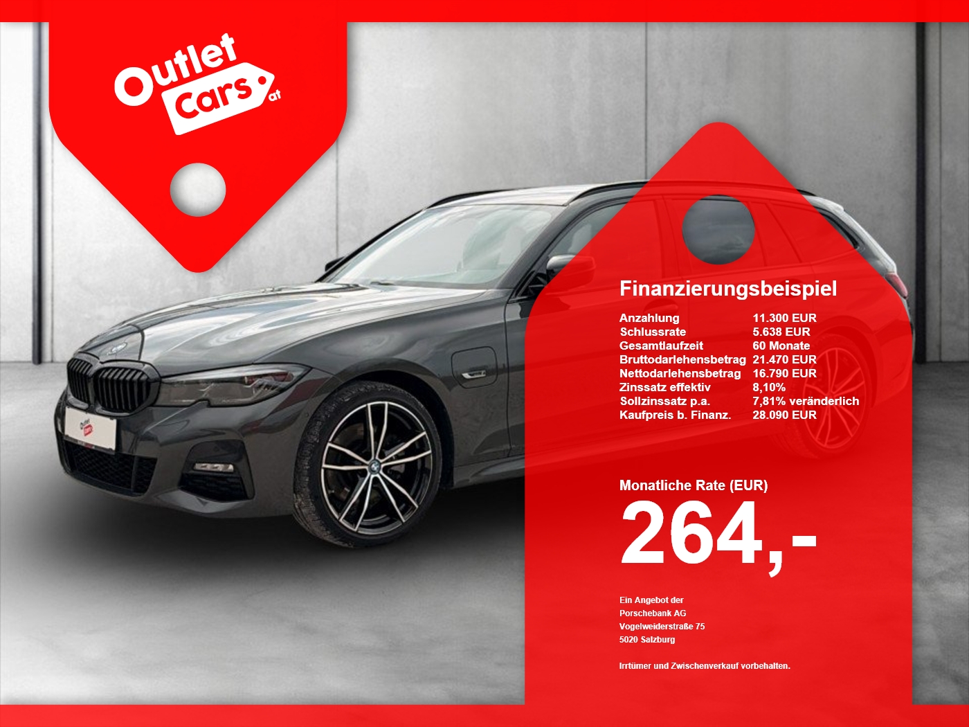 Bild eines BMW 320e Touring M-Sport