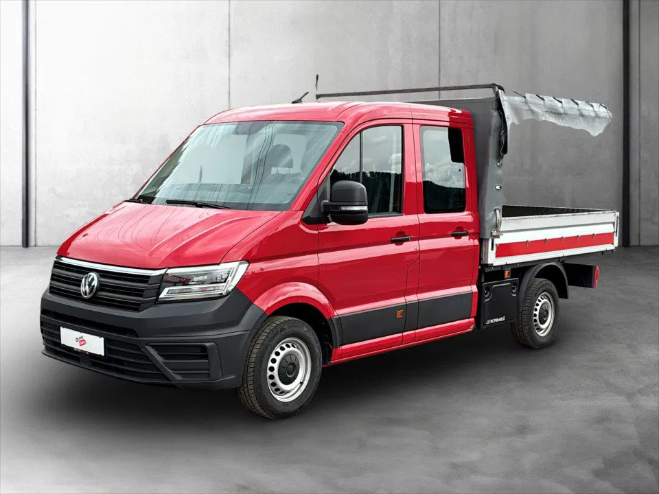 Bild eines VW Crafter 35 TDI Pritsche FWD DOKA mittellang