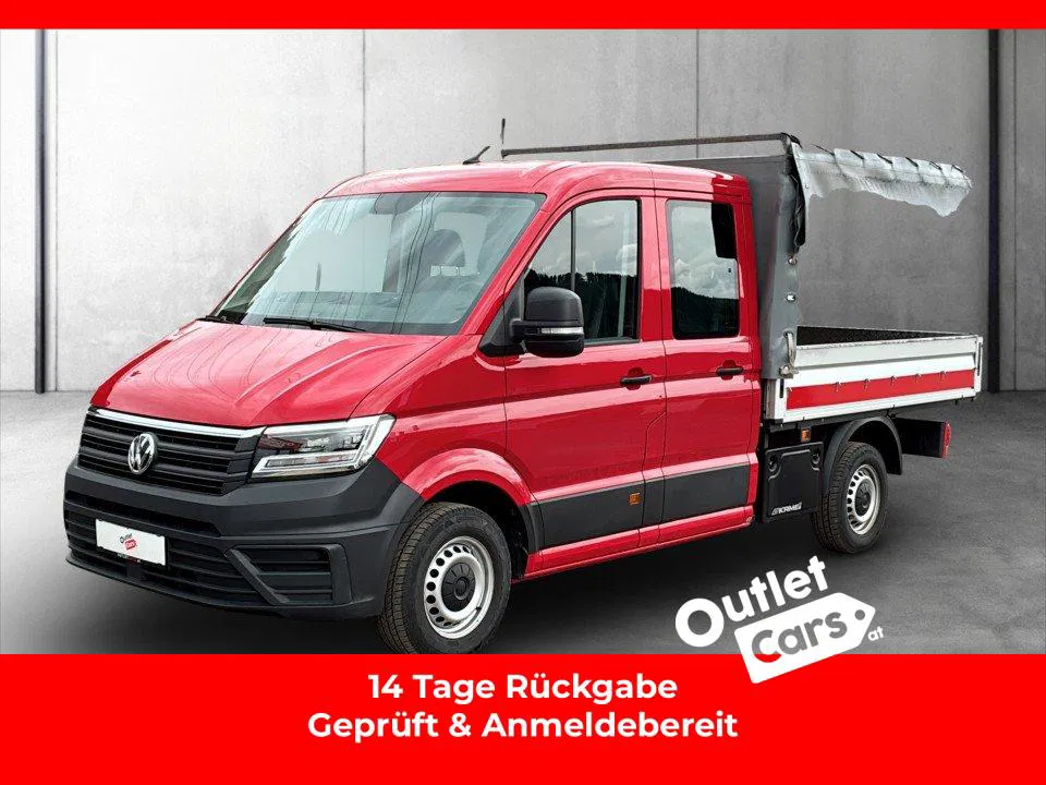 Bild eines VW Crafter 35 TDI Pritsche FWD DOKA mittellang