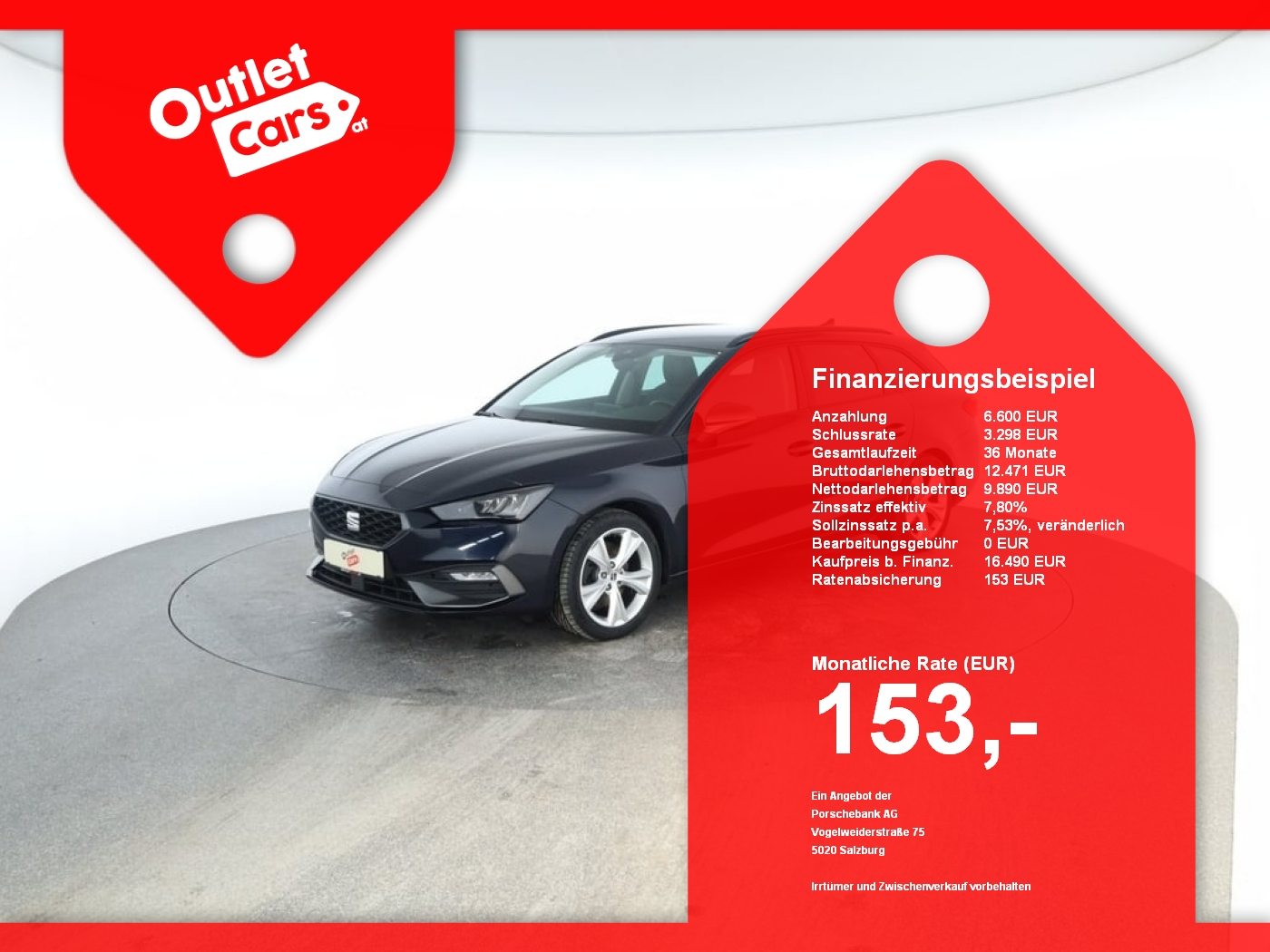 Bild eines Seat Leon SP Kombi 2.0 TDI FR