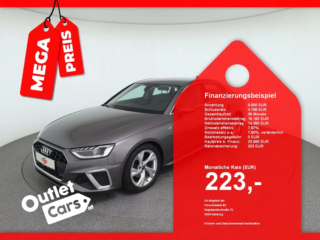 Bild eines Audi A4 30 2.0 TDI S-Line