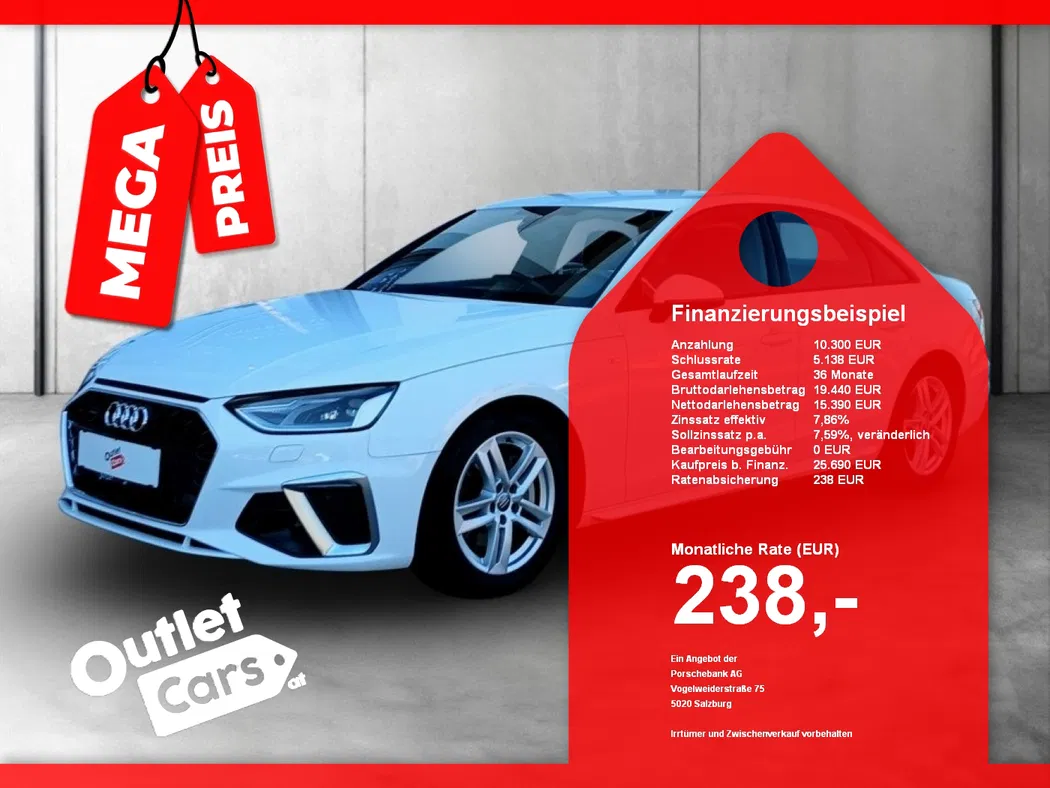 Bild eines Audi A4 40TDI quattro S-Line Aut.