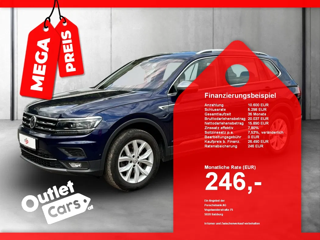 Bild eines VW Tiguan Allspace 2.0 TDI 4Mot HL