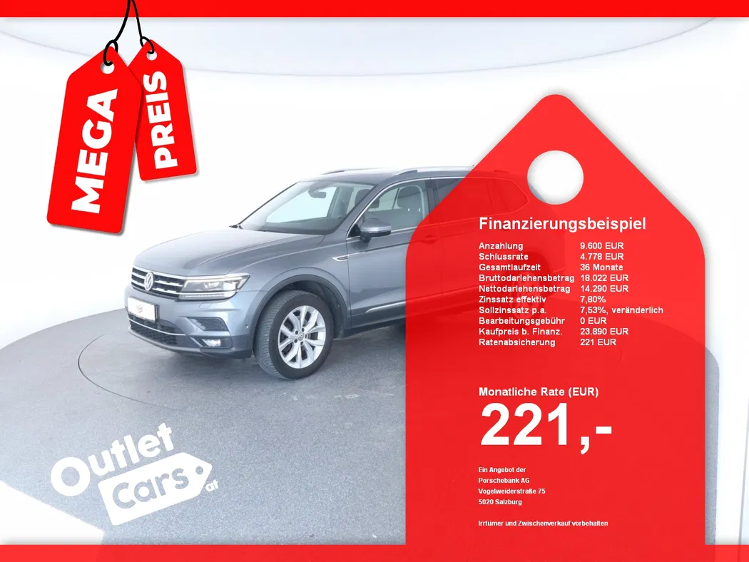 Bild eines VW Tiguan Allspace 2.0 TDI HL
