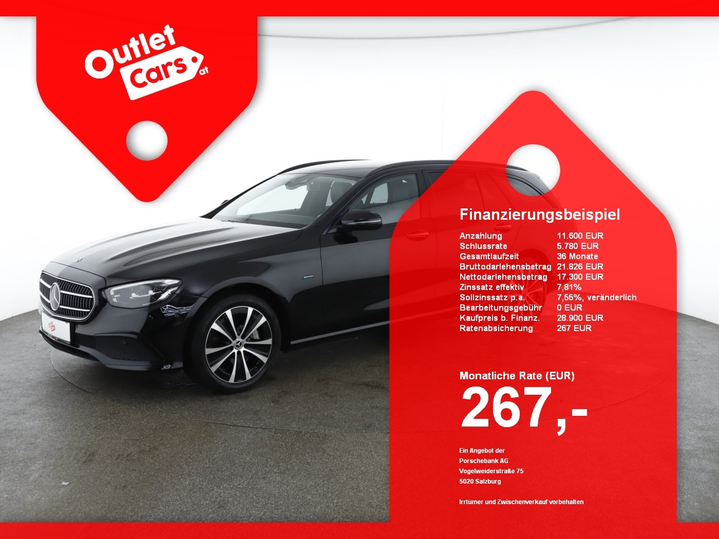 Bild eines Mercedes-Benz E 300de Aut. 4Matic Avantgarde