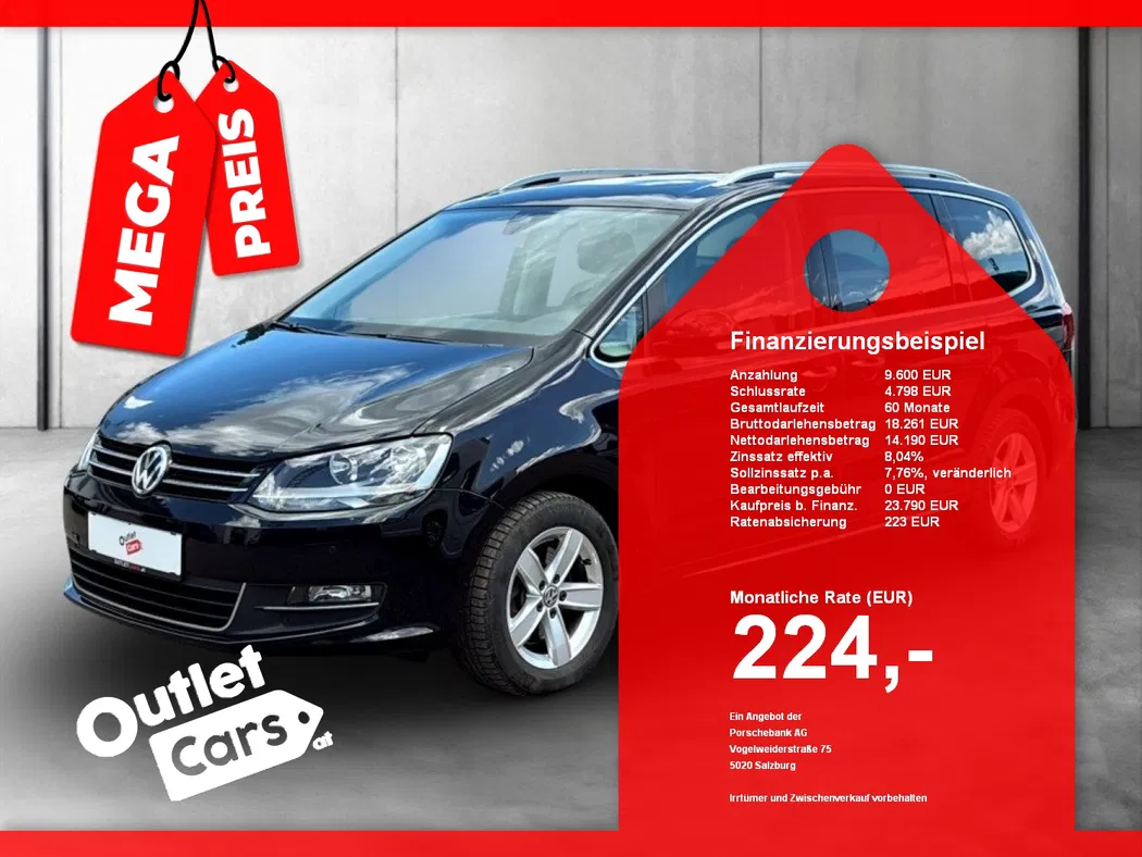 Bild eines VW Sharan 2.0 TDI BMT 7-Sitzer Business+
