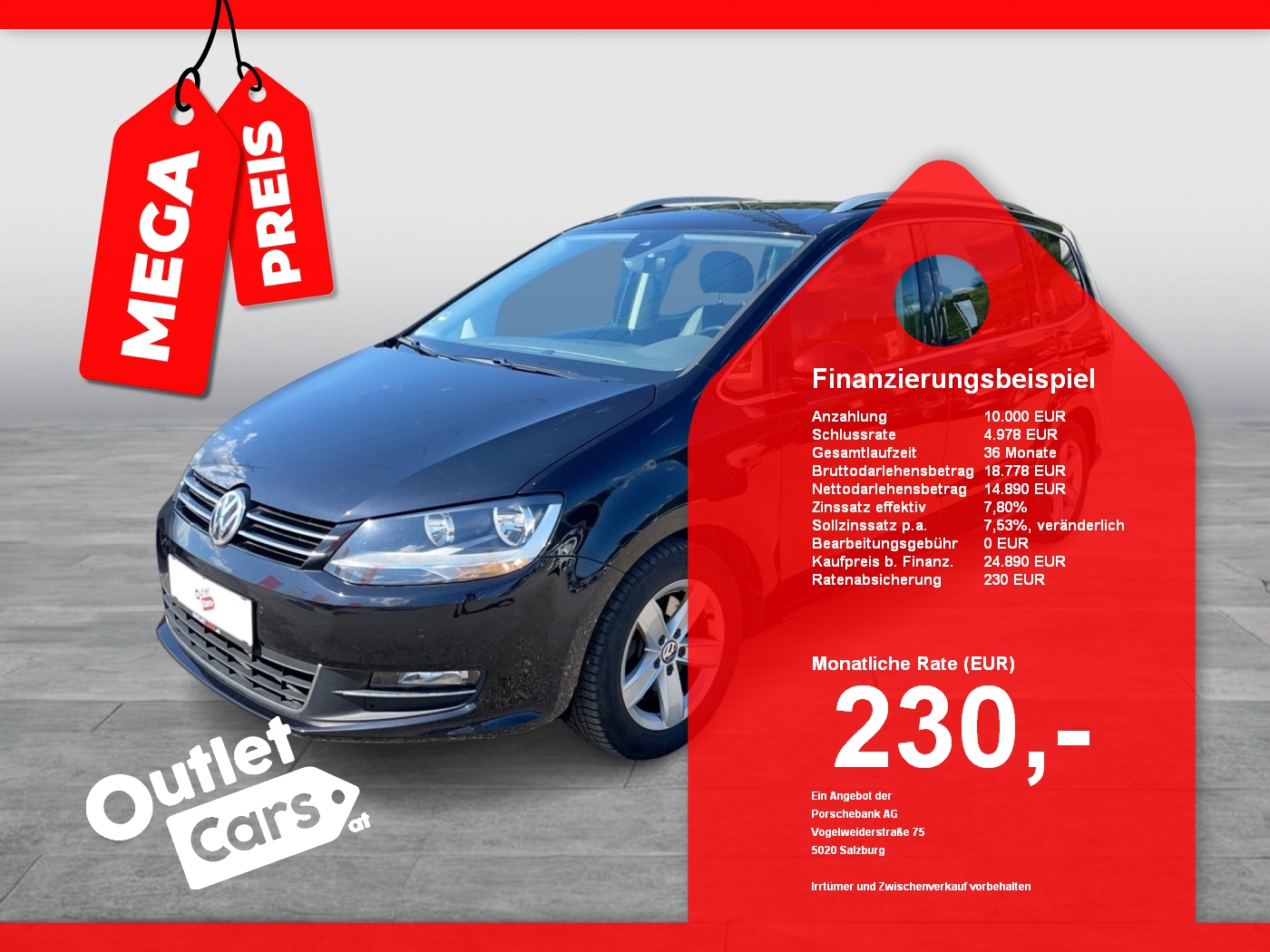 Bild eines VW Sharan 2.0 TDI BMT 7-Sitzer Business+