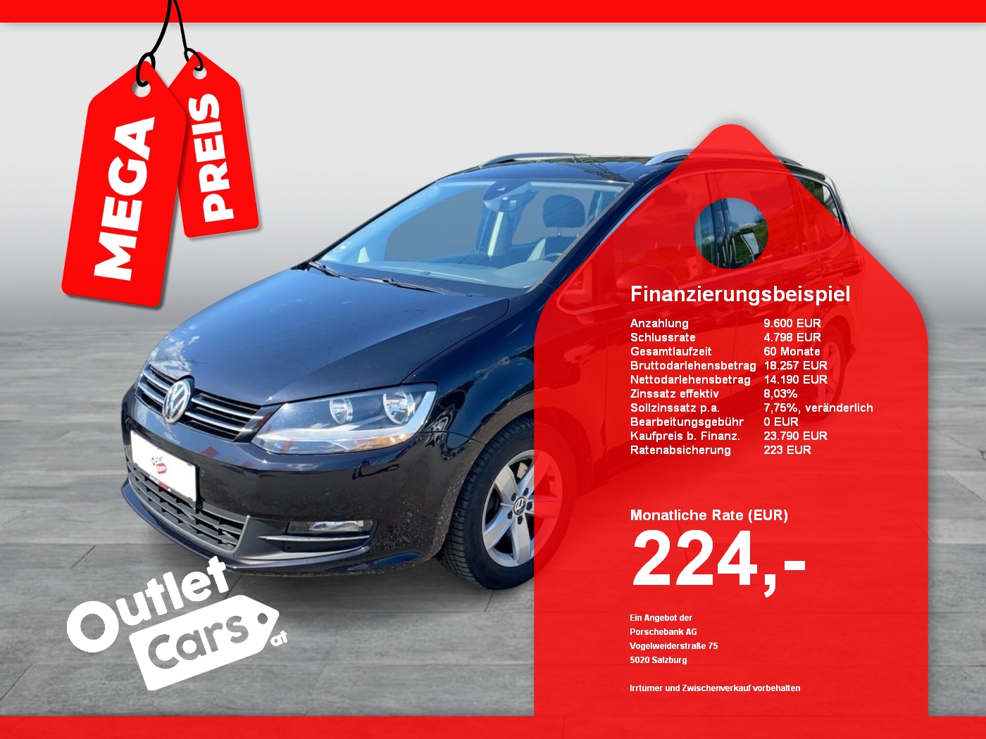 Bild eines VW Sharan 2.0 TDI BMT 7-Sitzer Business+