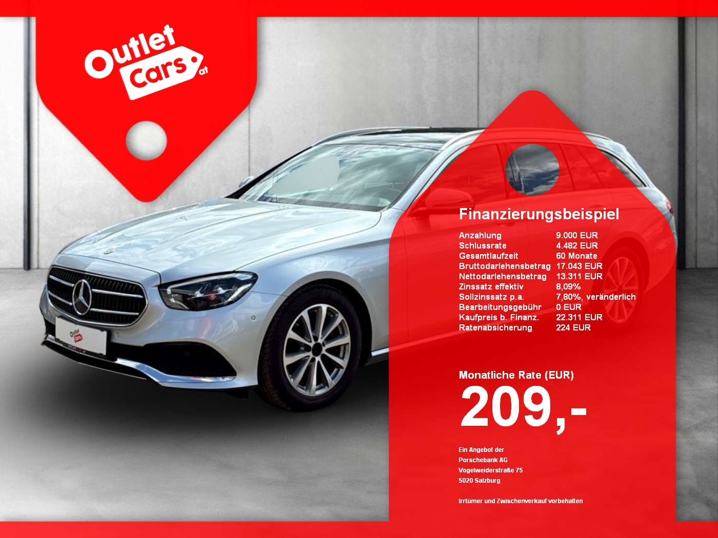 Bild eines Mercedes-Benz E 200 d T Avantgarde Aut.