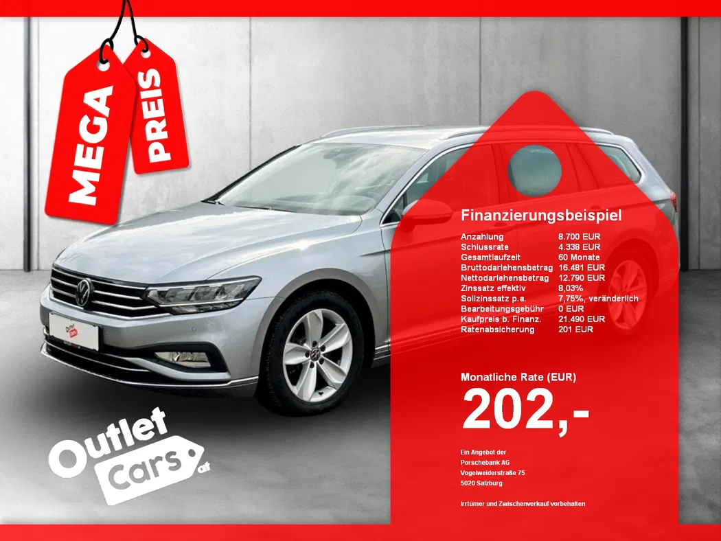 Bild eines VW Passat Variant 2.0 TDI 4Mot. Eleg. DSG