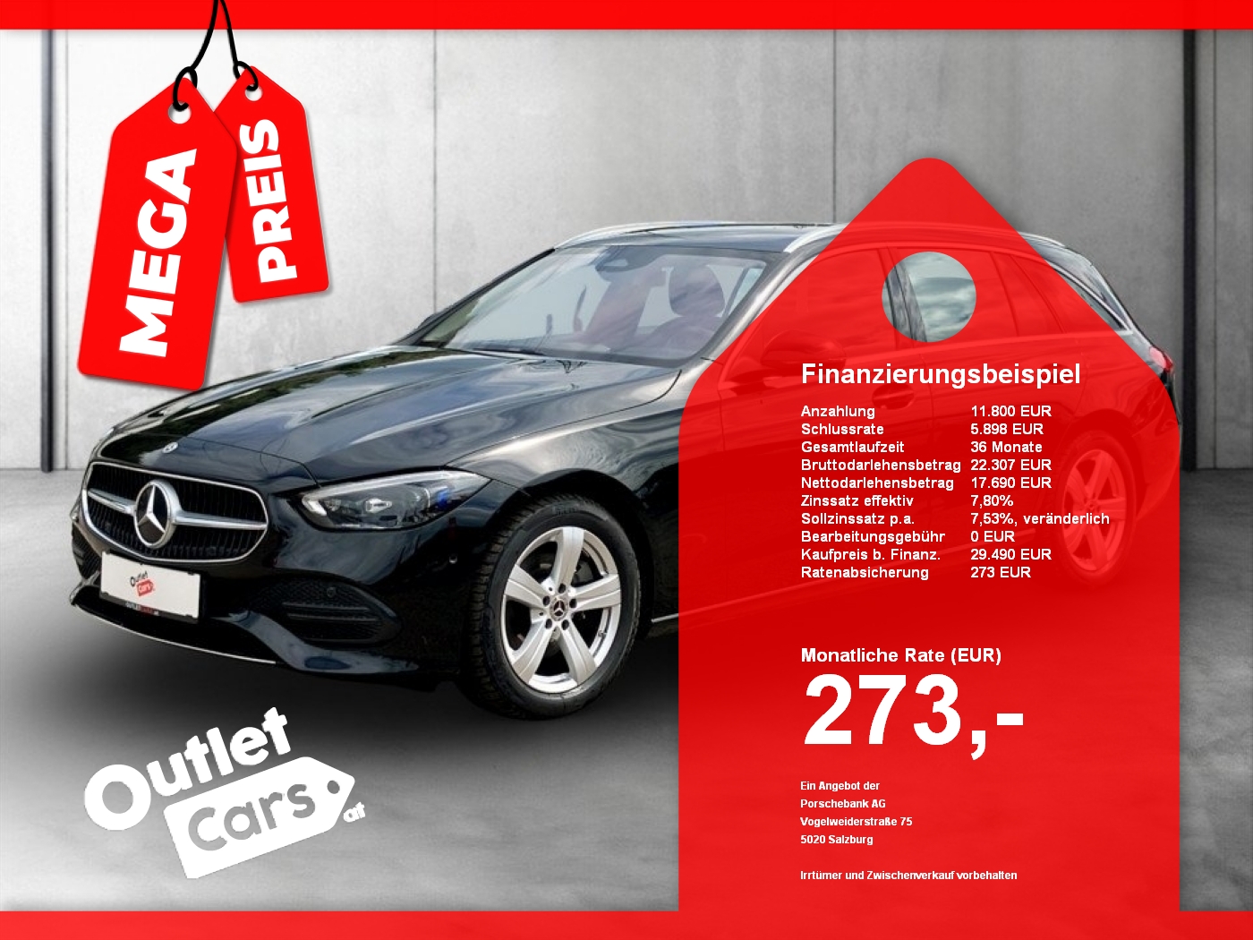 Bild eines Mercedes-Benz C 220d T 4Matic Aut.