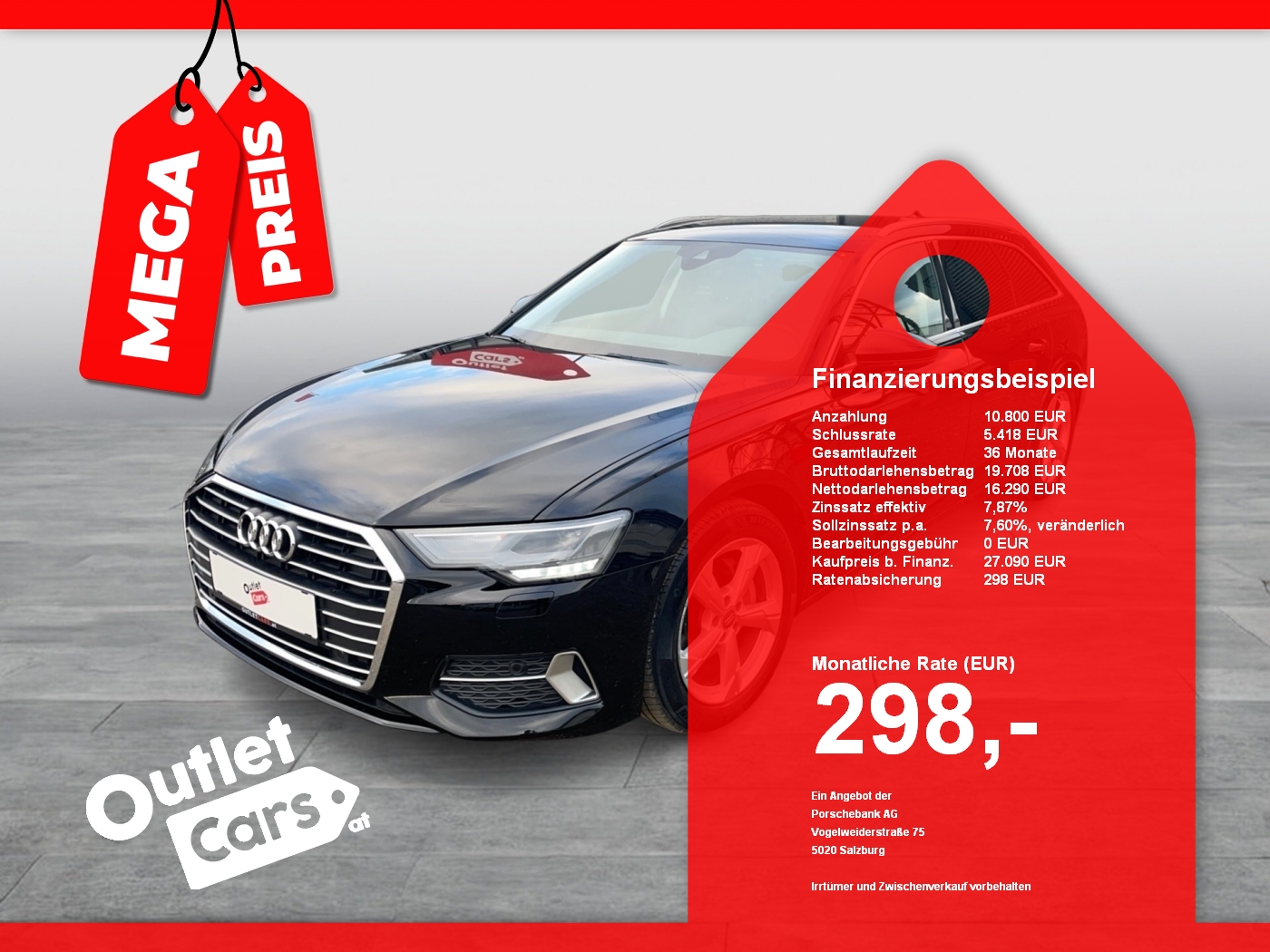 Bild eines Audi A6 Avant 40 2.0 TDI sport