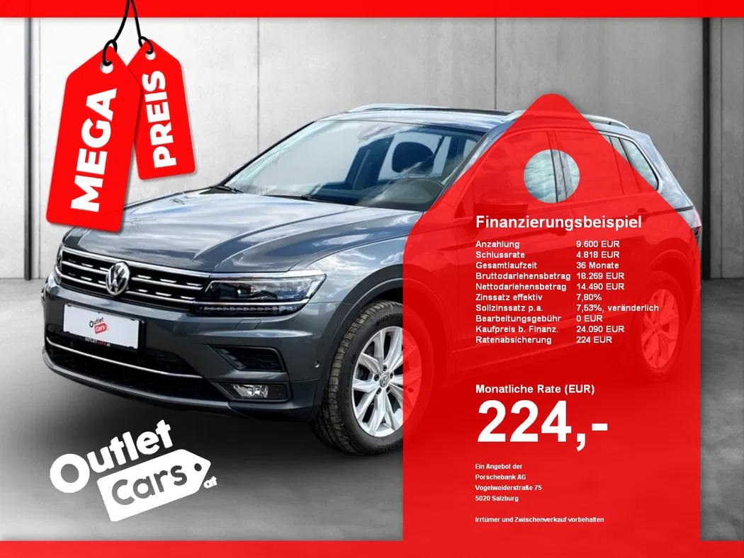 Bild eines VW Tiguan 2.0 TDI BMT 4Motion Highline