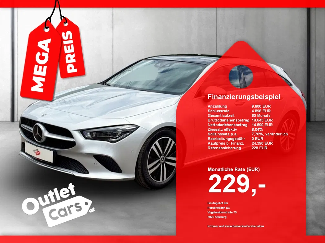 Bild eines Mercedes-Benz CLA 200 d Shooting Brake Aut.