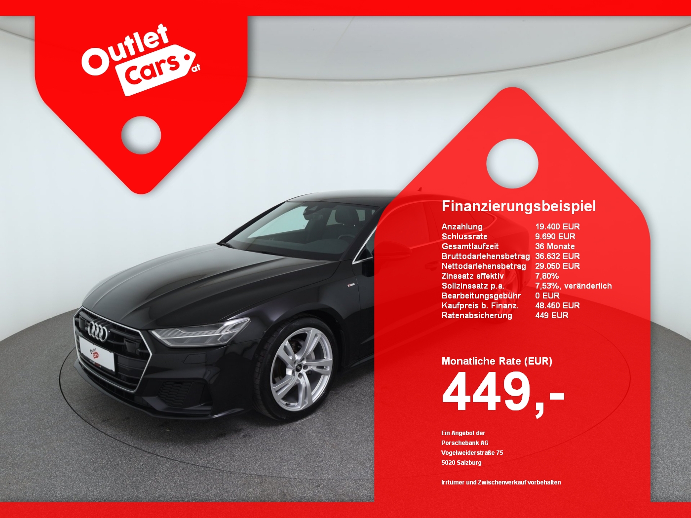 Bild eines Audi A7 SB 40 TDI Aut. quattro S-Line