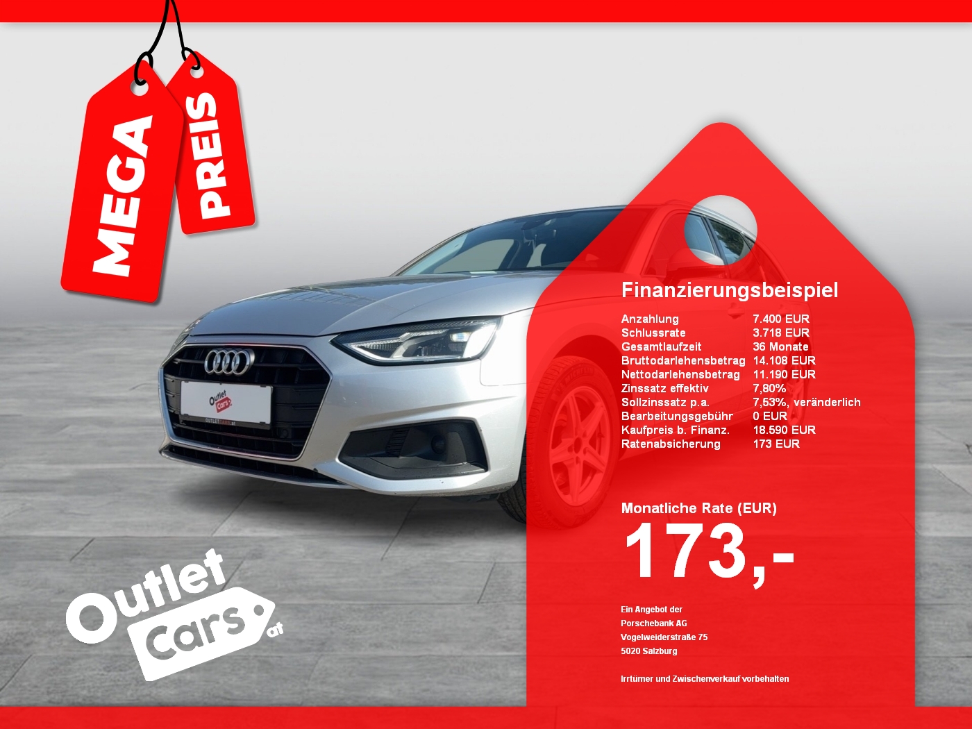 Bild eines Audi A4 Avant 30 2.0 TDI AUT