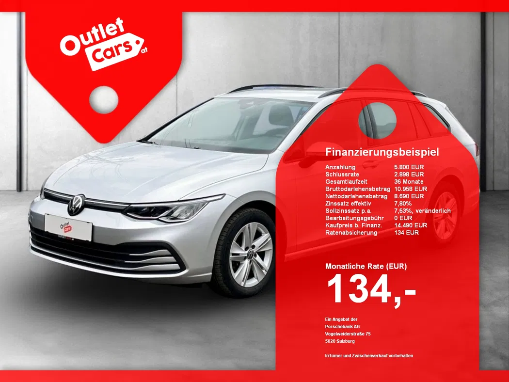 Bild eines VW Golf VIII Variant 2.0 TDI Life