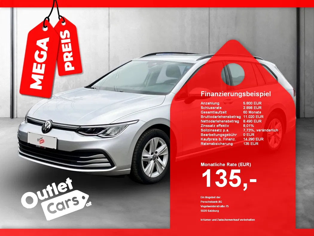 Bild eines VW Golf VIII Variant 2.0 TDI Life