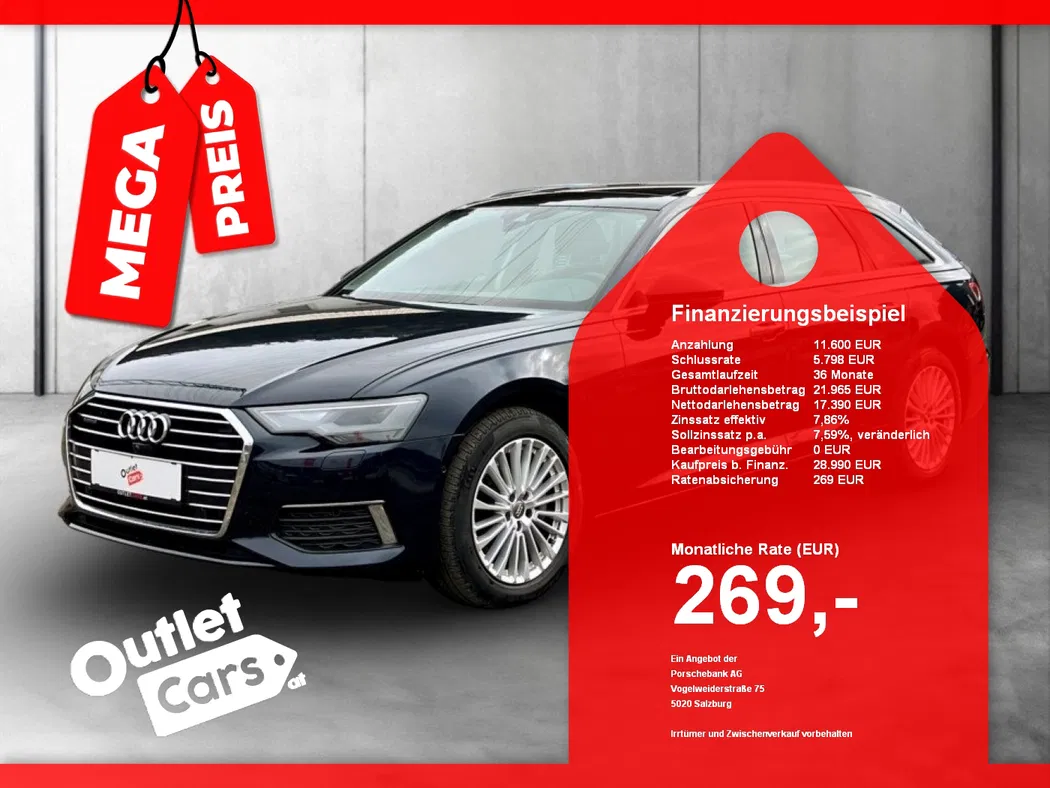 Bild eines Audi A6 Avant 45 3.0 TDI quattro design