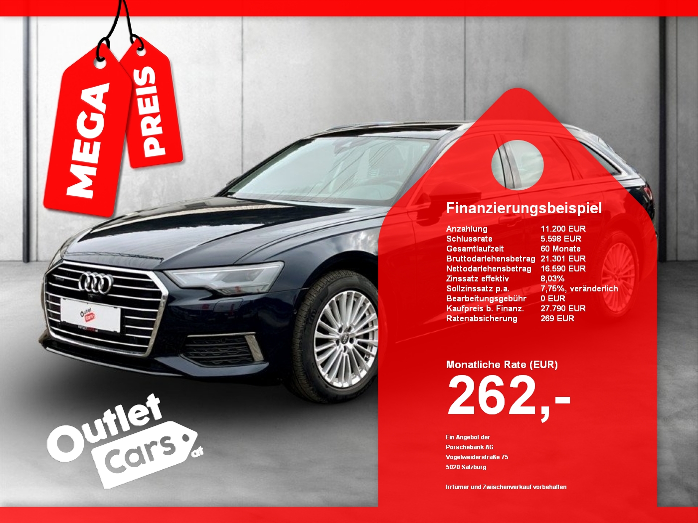 Bild eines Audi A6 Avant 45 3.0 TDI quattro design
