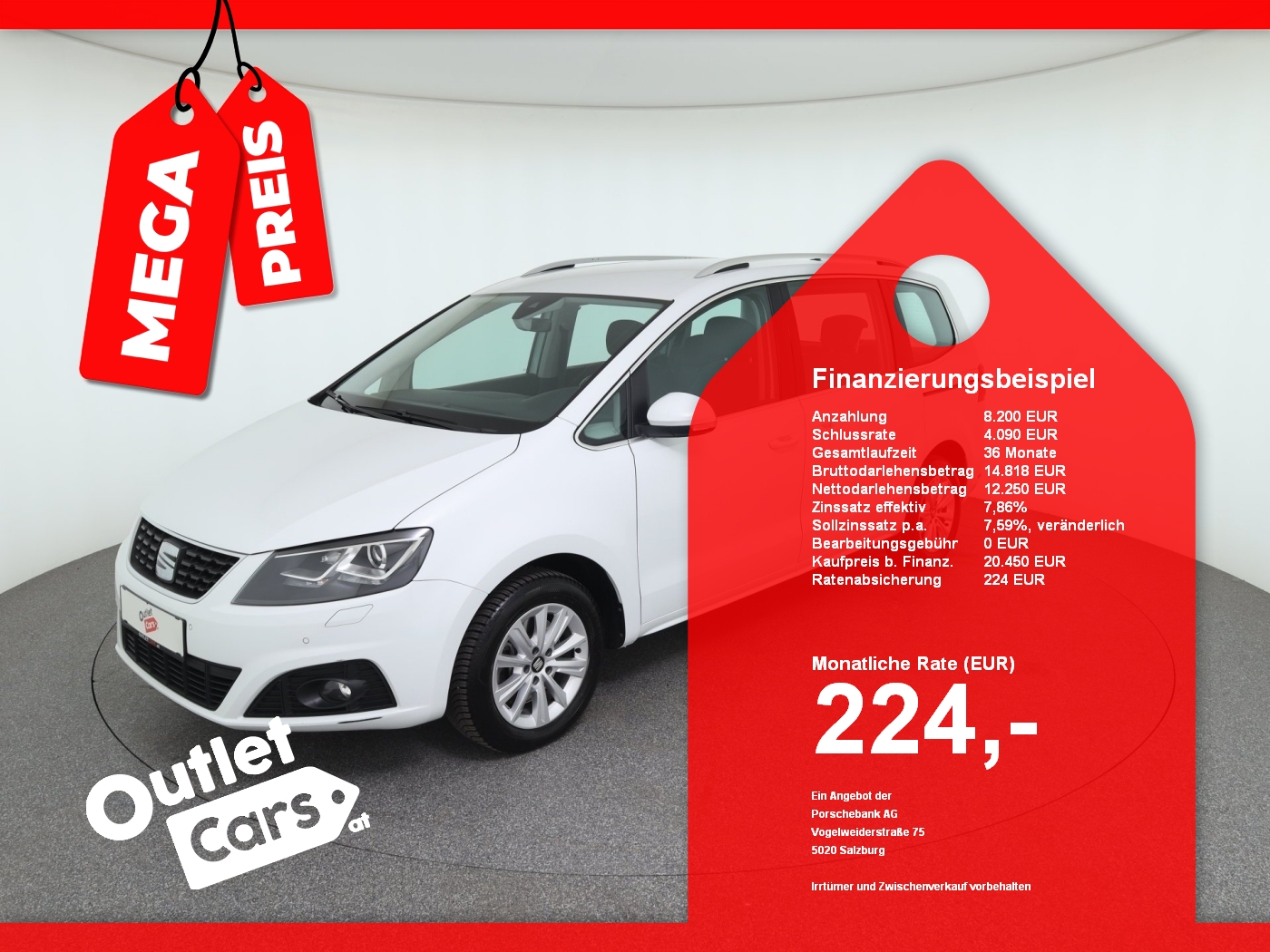 Bild eines Seat Alhambra 2.0 TDI Style