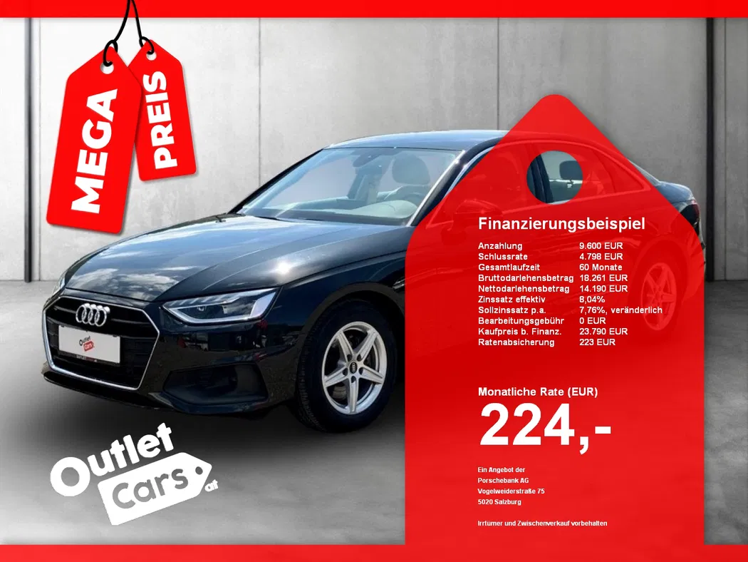 Bild eines Audi A4 30 2.0 TDI