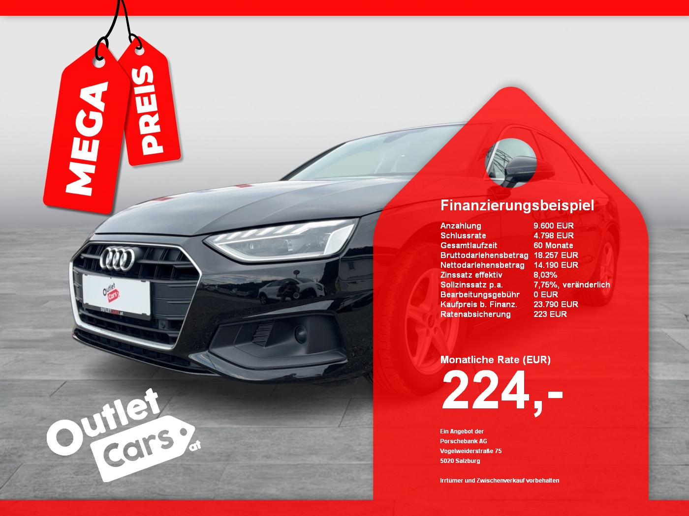 Bild eines Audi A4 30 2.0 TDI