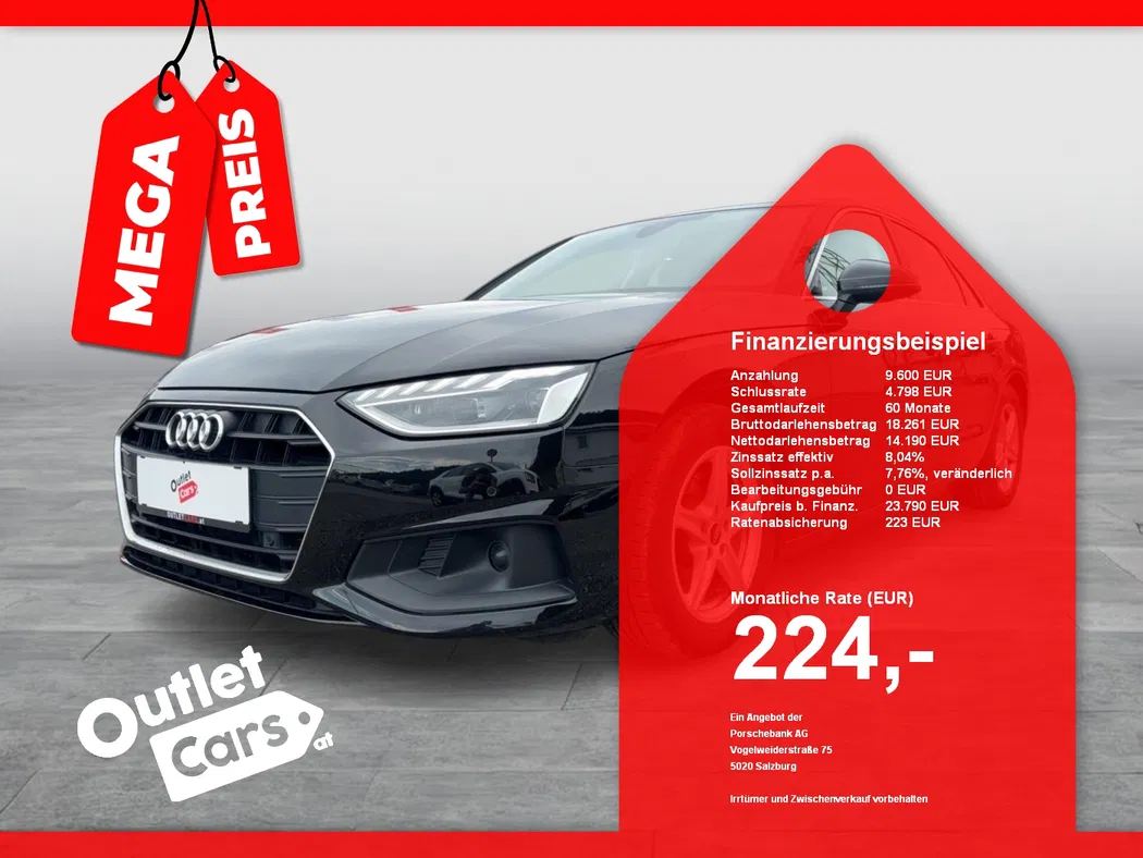 Bild eines Audi A4 30 2.0 TDI
