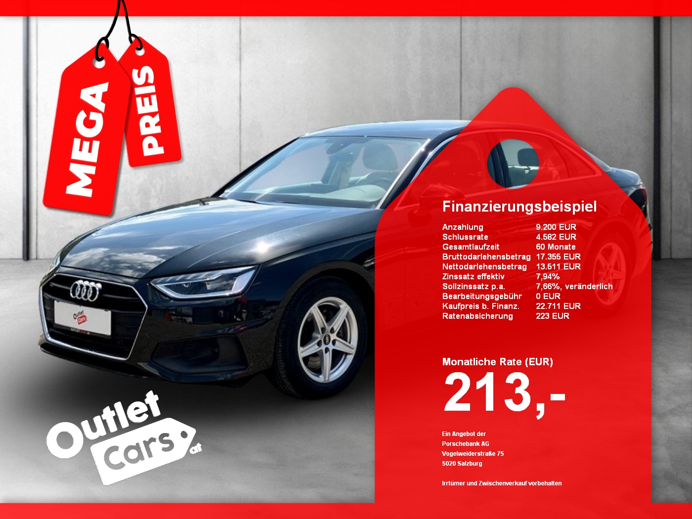 Bild eines Audi A4 30 2.0 TDI