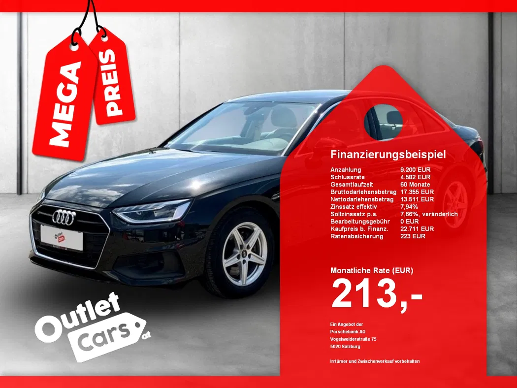 Bild eines Audi A4 30 2.0 TDI