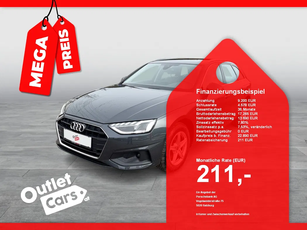 Bild eines Audi A4 Avant 30 2.0 TDI