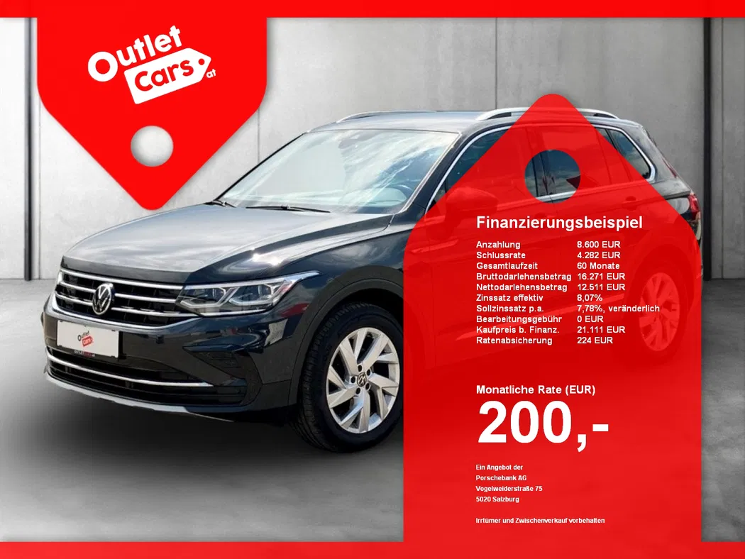 Bild eines VW Tiguan 2.0 TDI BMT 4Motion Elegance