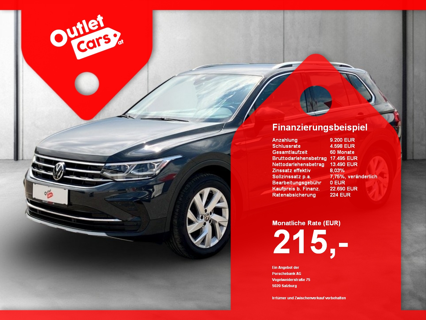 Bild eines VW Tiguan 2.0 TDI BMT 4Motion Elegance