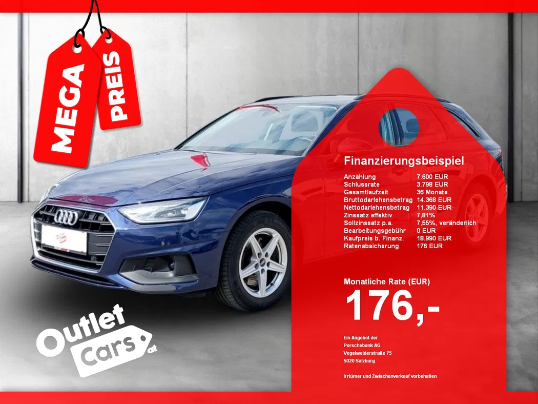 Bild eines Audi A4 Avant 30 TDI Aut.