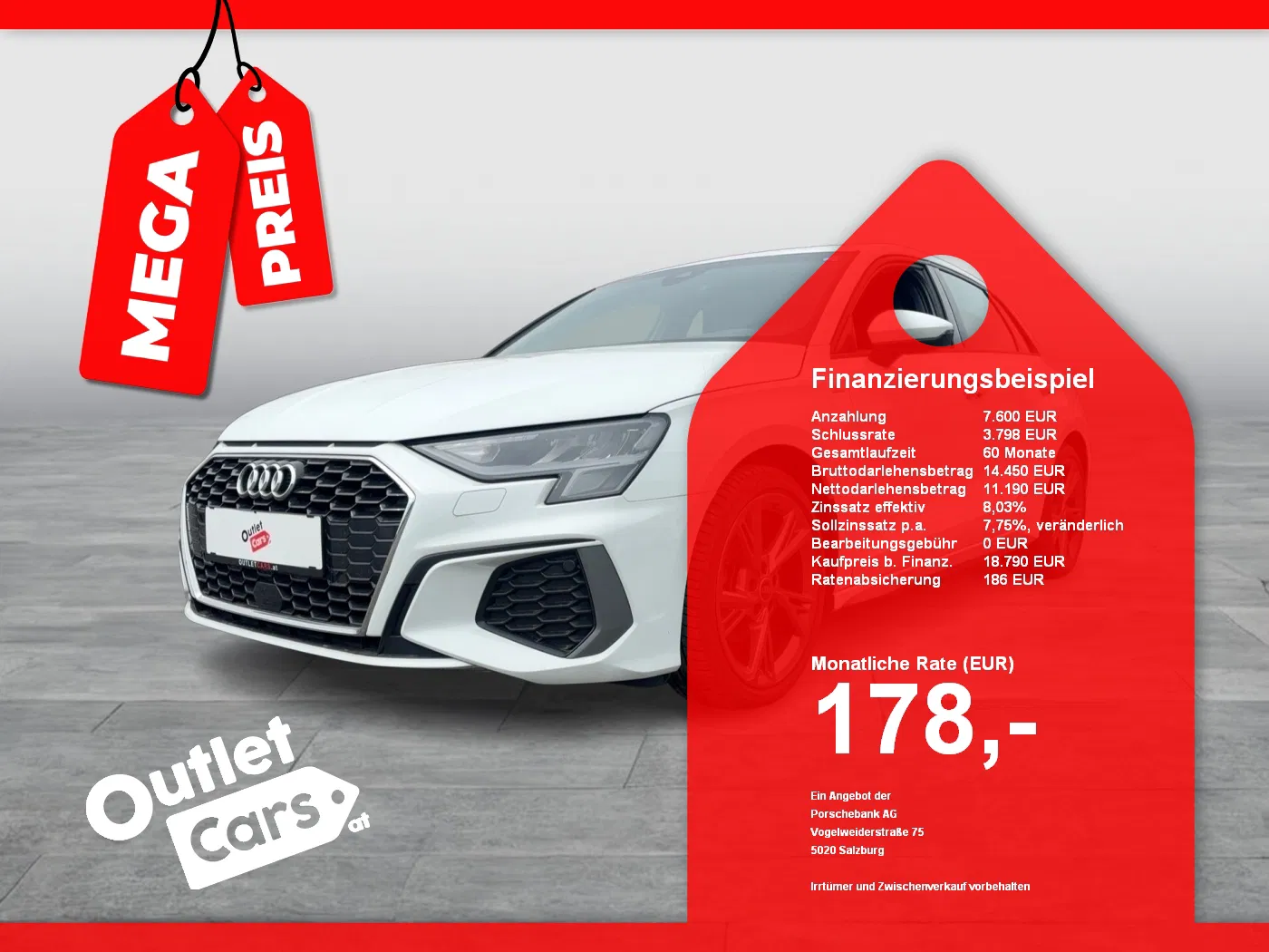 Audi A3 Sportback 30 TFSI S-Line | Bild 1 von 19