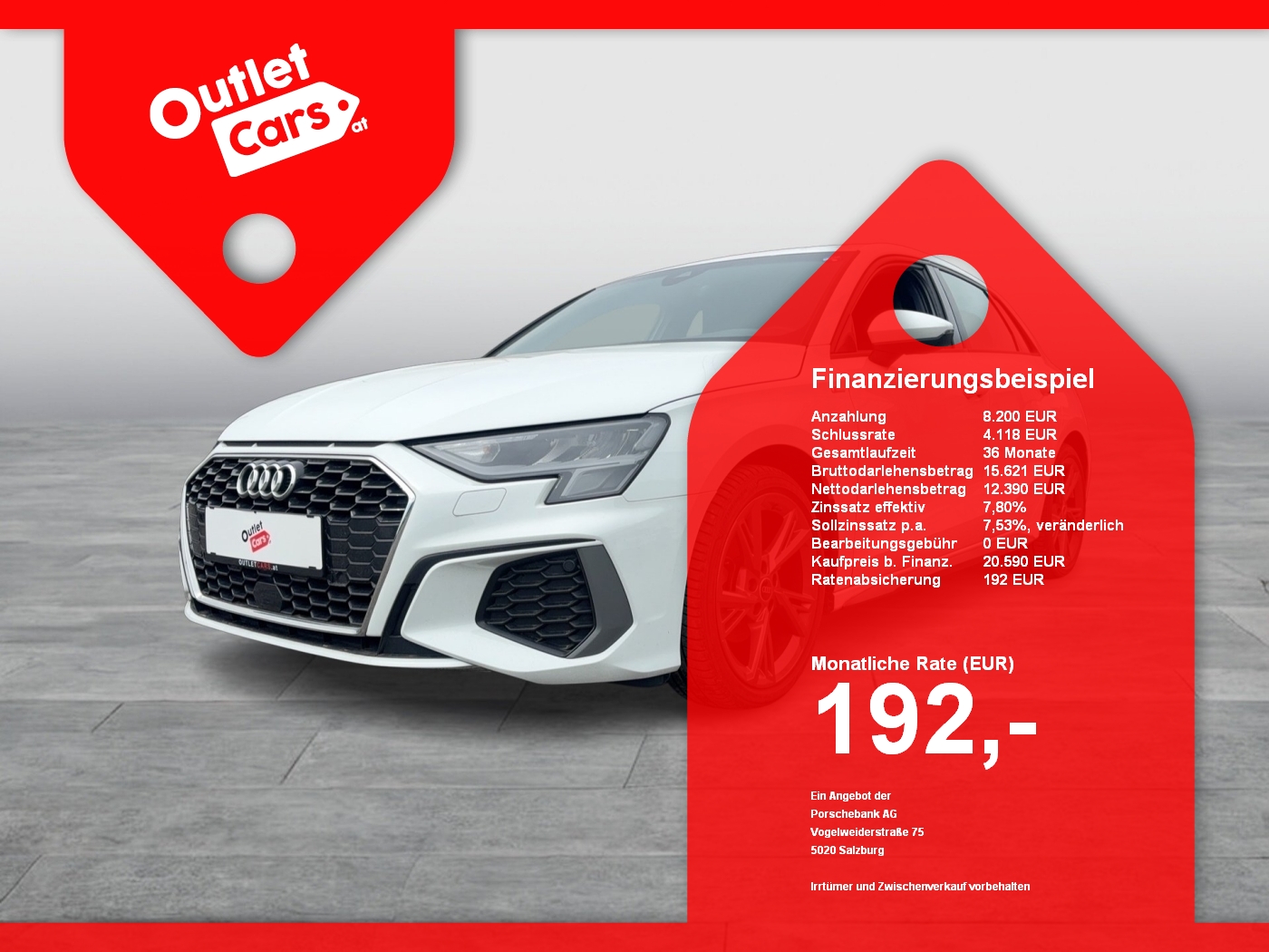 Bild eines Audi A3 Sportback 30 TFSI S-Line