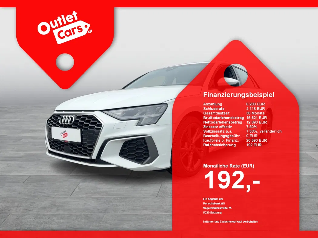 Bild eines Audi A3 Sportback 30 TFSI S-Line