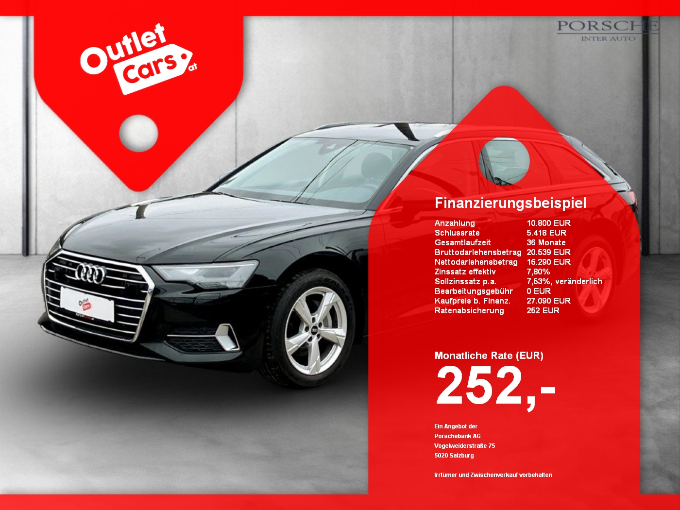 Bild eines Audi A6 Avant 40 2.0 TDI sport