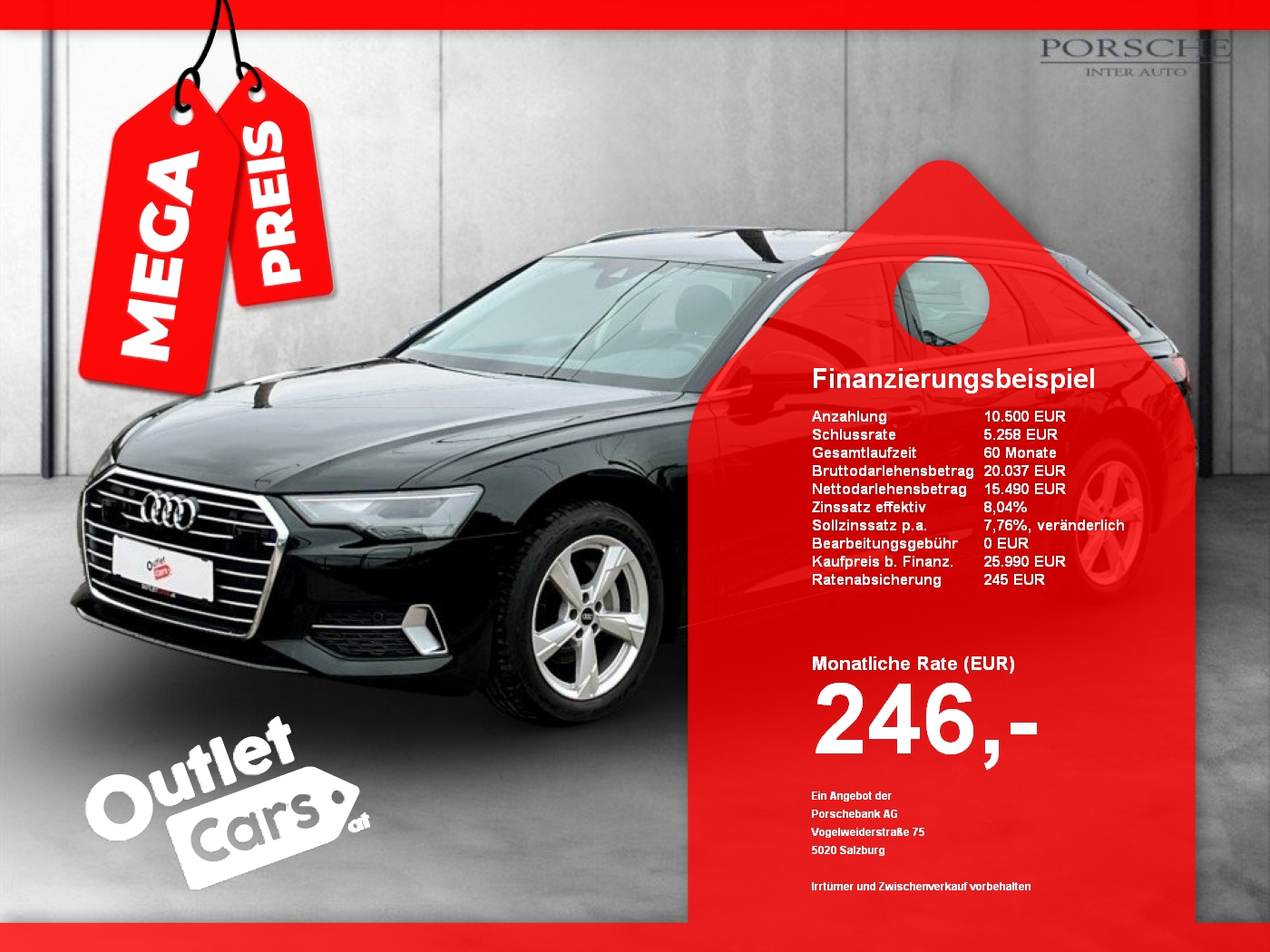 Bild eines Audi A6 Avant 40 2.0 TDI sport