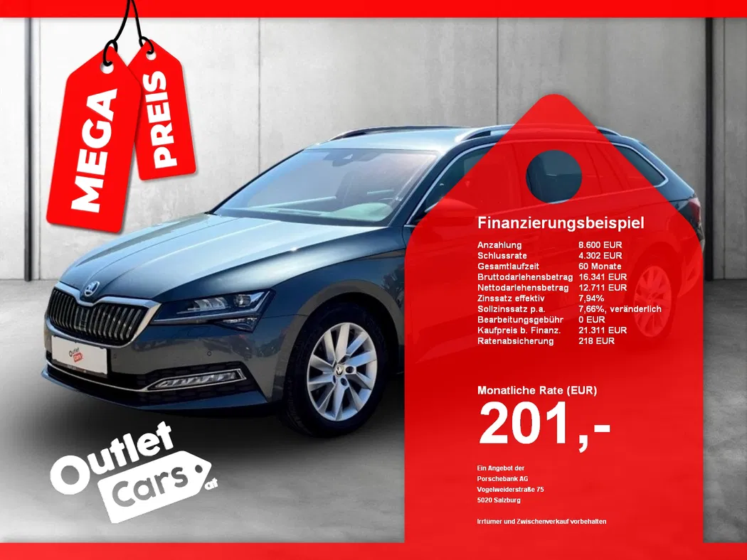 Bild eines Skoda Superb Combi 2.0 TDI Style 4X4 DSG