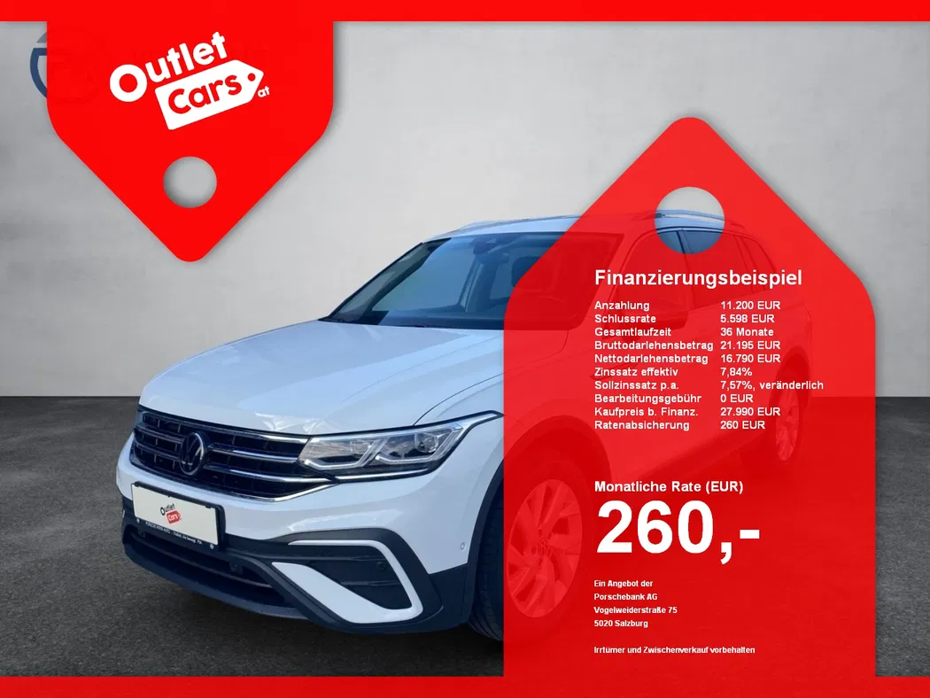 Bild eines VW Tiguan Allsp. Life TDI DSG